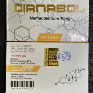 Dianabol tabletten 10 mg methandienone van Medi Tech met 100 tabletten per verpakking